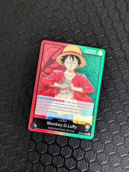 One Piece Op01 Romance Dawn Monkey.d.luffy Op01-003 L Card [Eng 🏴󠁧󠁢󠁥󠁮󠁧󠁿] Trading Card