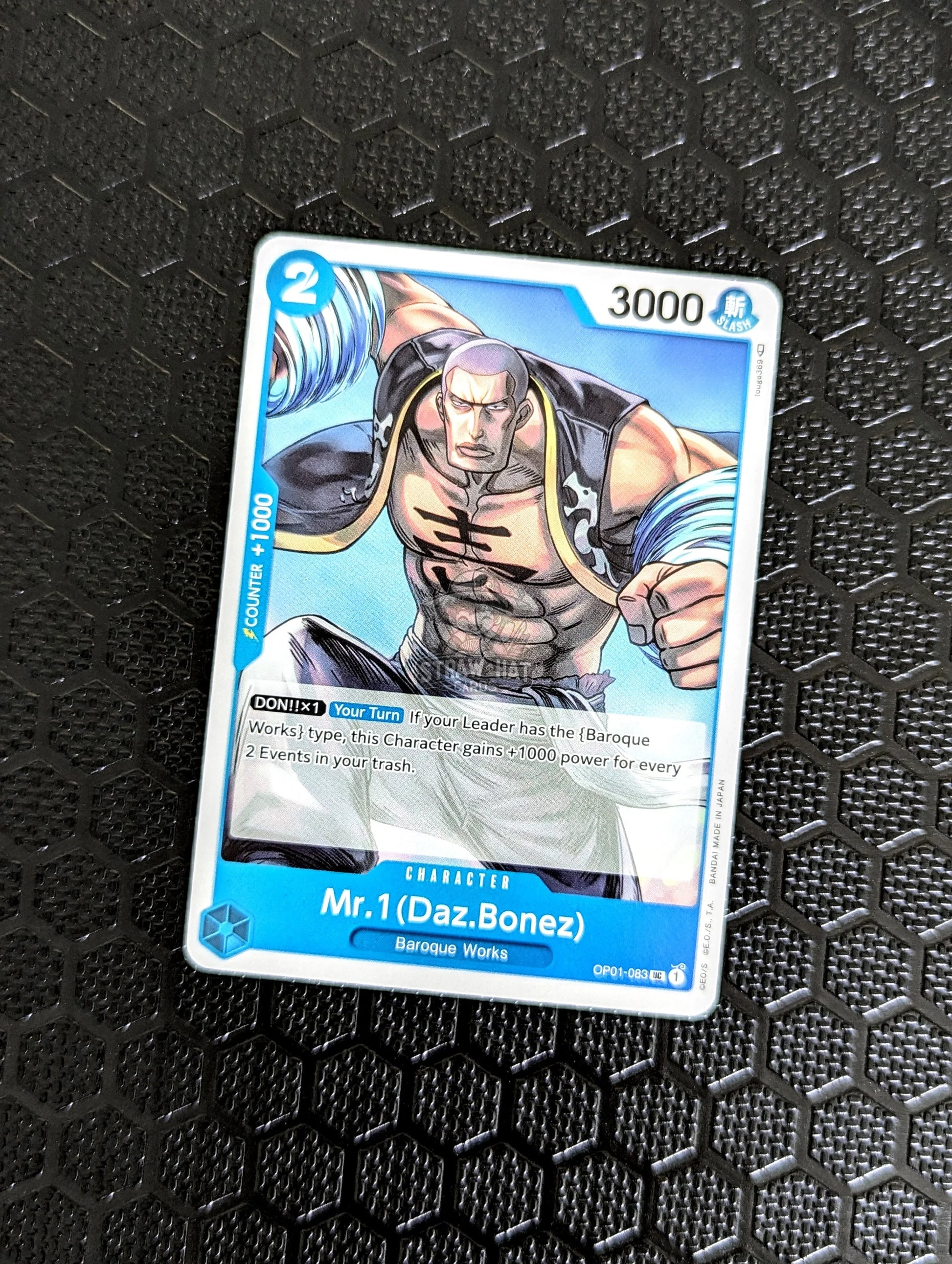 One Piece Op01 Romance Dawn Mr.1(Daz.bonez) Op01-083 Uc Card [Eng 🏴󠁧󠁢󠁥󠁮󠁧󠁿] Trading Card