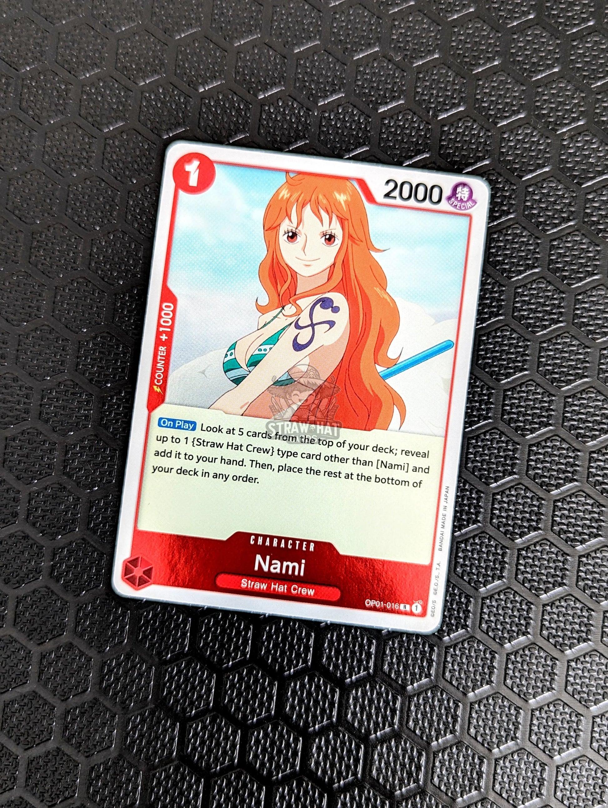 One Piece Op01 Romance Dawn Nami Op01-016 R Card [Eng 🏴󠁧󠁢󠁥󠁮󠁧󠁿] Trading Card