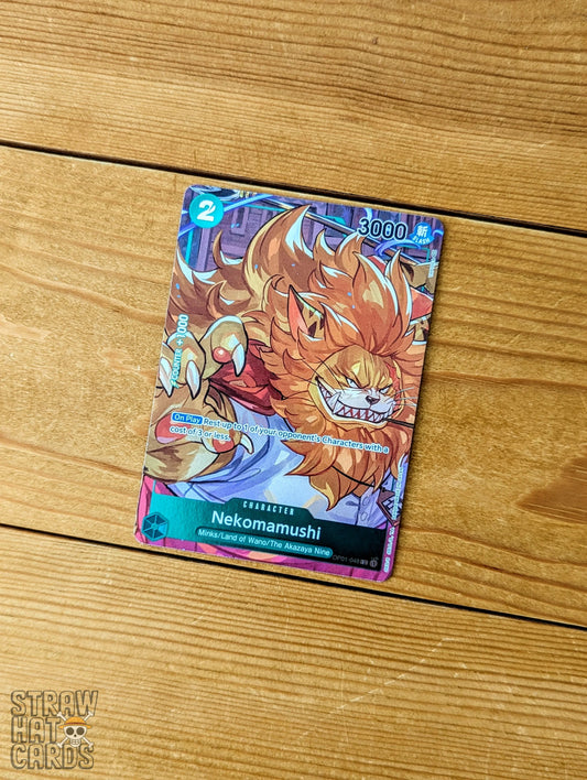 One Piece Op01 Romance Dawn Nekomamushi Op01-048 Box Topper C Card [Eng ] Trading Card