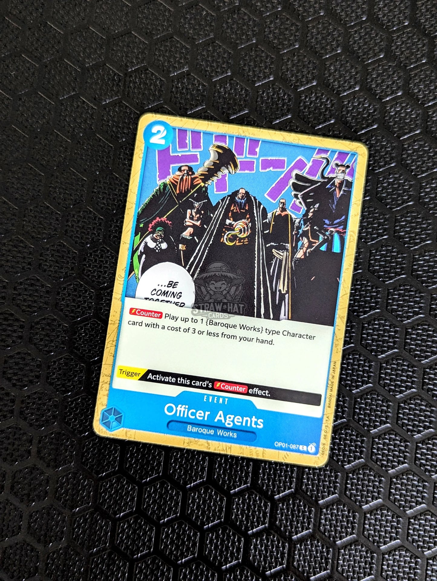 One Piece Op01 Romance Dawn Officer Agents Op01-087 C Card [Eng 🏴󠁧󠁢󠁥󠁮󠁧󠁿] Trading Card