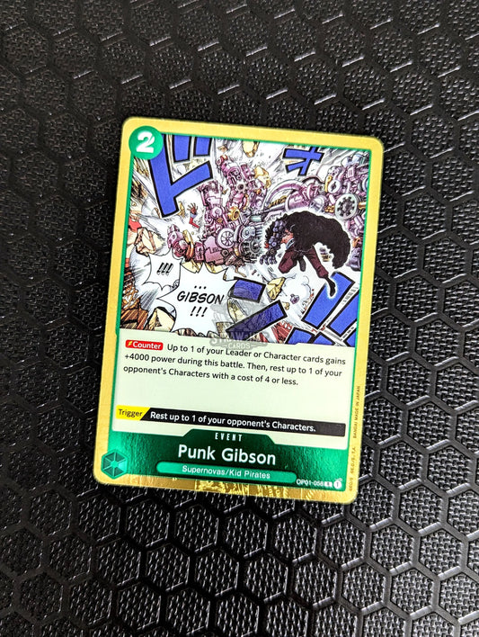 One Piece Op01 Romance Dawn Punk Gibson Op01-058 R Card [Eng 🏴󠁧󠁢󠁥󠁮󠁧󠁿] Trading Card