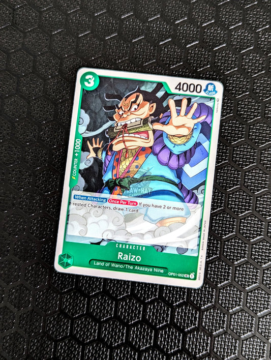 One Piece Op01 Romance Dawn Raizo Op01-052 Uc Card [Eng 🏴󠁧󠁢󠁥󠁮󠁧󠁿] Trading Card