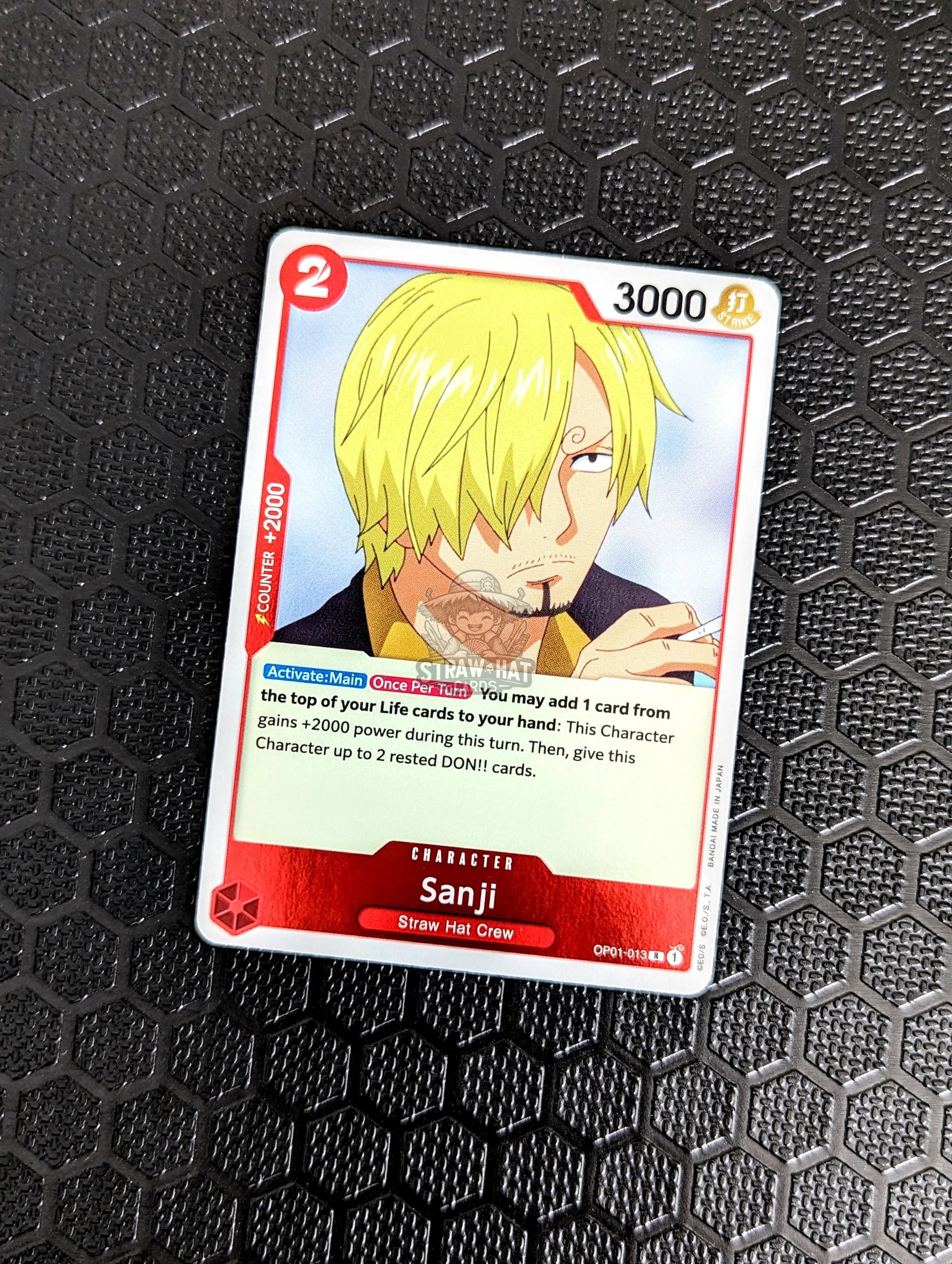 One Piece Op01 Romance Dawn Sanji Op01-013 R Card [Eng 🏴󠁧󠁢󠁥󠁮󠁧󠁿] Trading Card