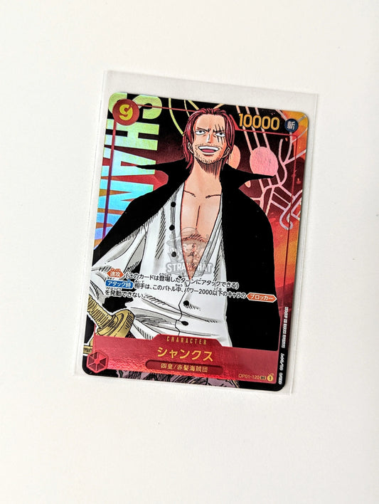 One Piece Op01 Romance Dawn Shanks Op01-120 Sec Alt-Art/Parallel Card [Jpn 🇯🇵] Trading Card