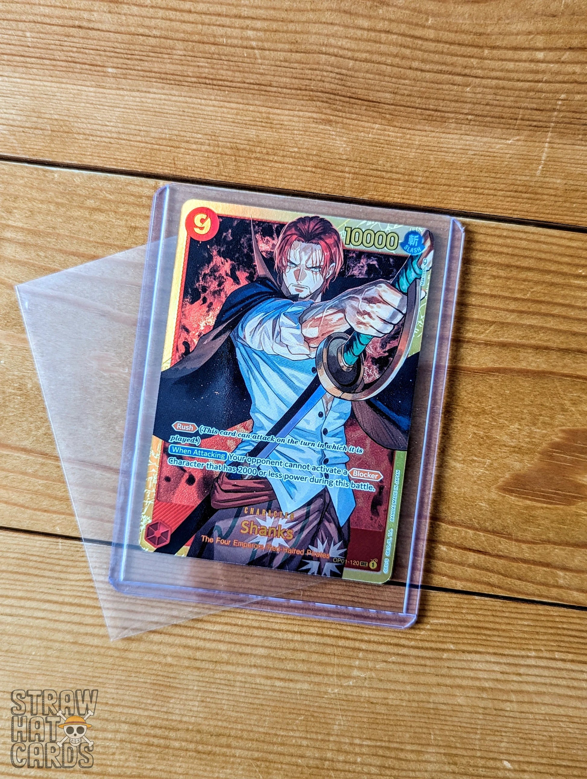 One Piece Op01 Romance Dawn Shanks Op01-120 Sec Card [Eng ] Trading Card