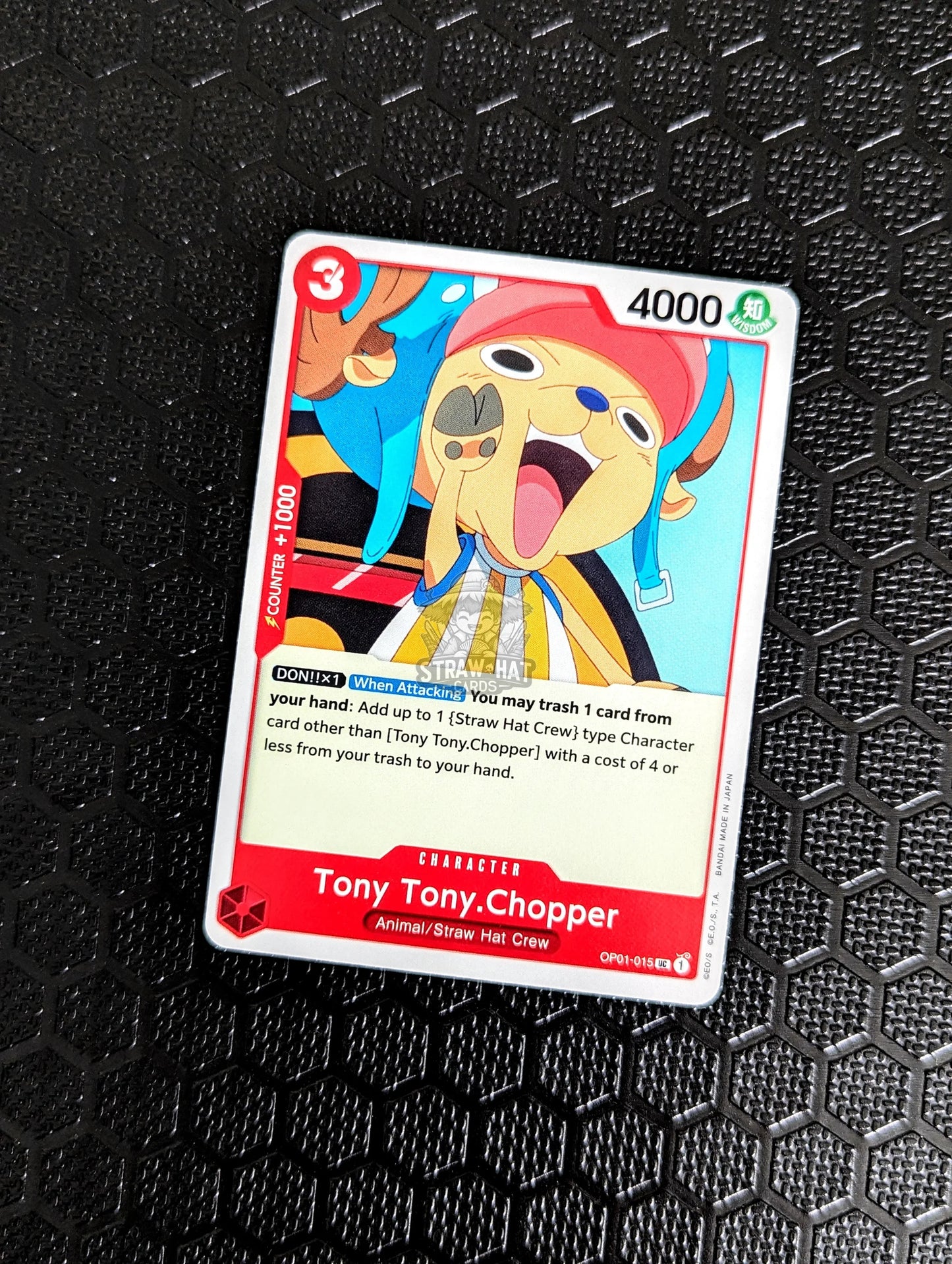 One Piece Op01 Romance Dawn Tony Tony.chopper Op01-015 Uc Card [Eng 🏴󠁧󠁢󠁥󠁮󠁧󠁿] Trading Card