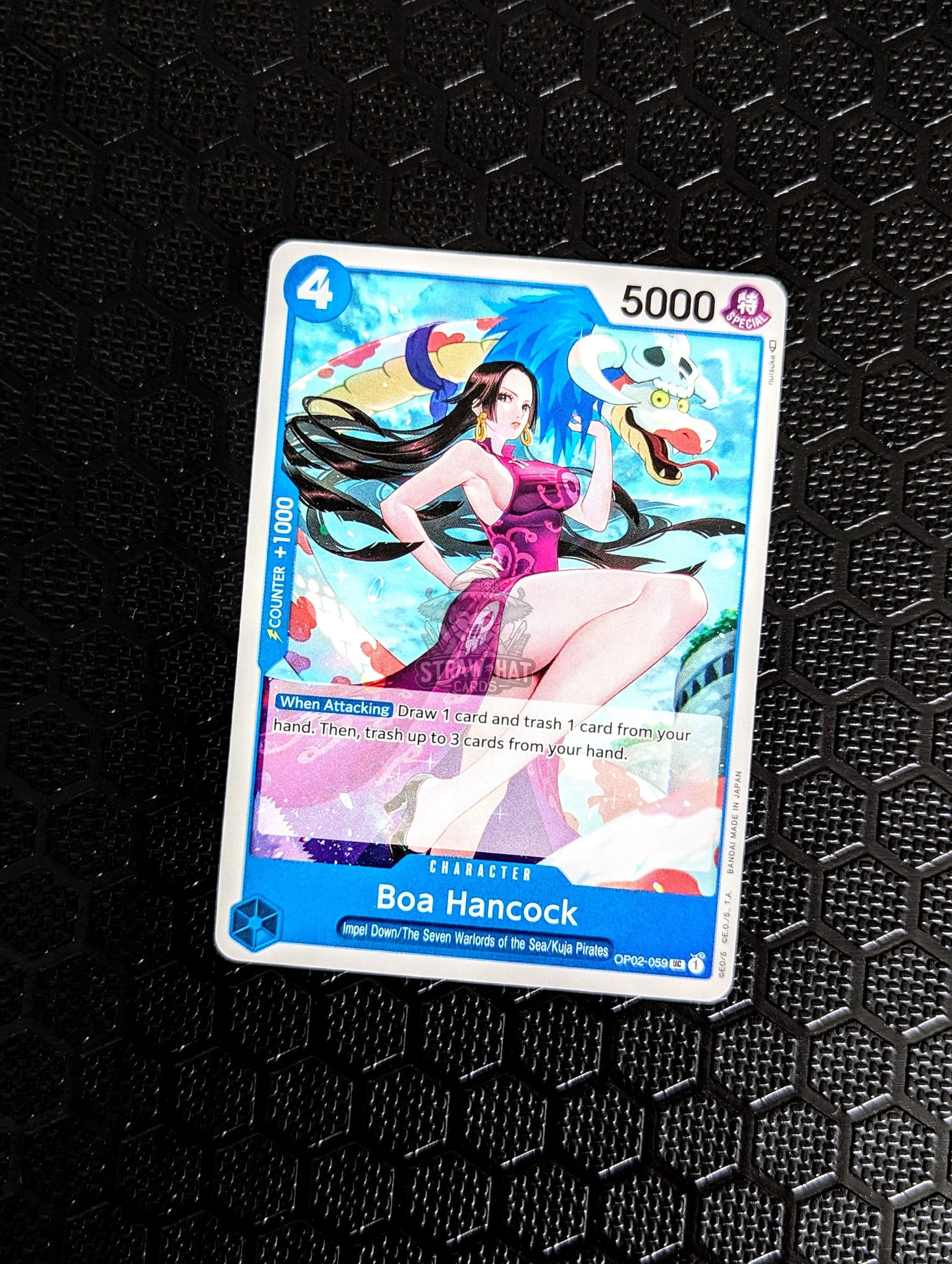 One Piece Op02 Paramount War Boa Hancock Op02-059 Uc Card [Eng 🏴󠁧󠁢󠁥󠁮󠁧󠁿] Trading Card