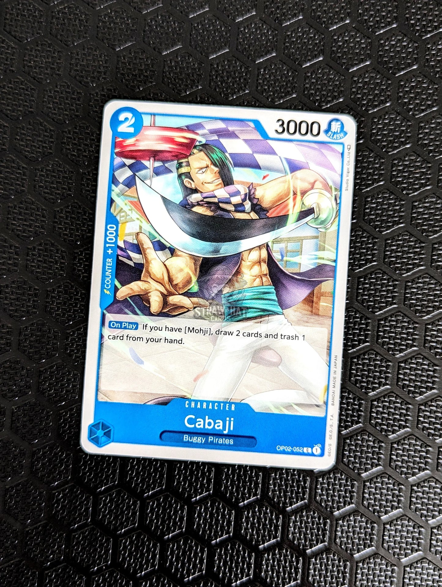 One Piece Op02 Paramount War Cabaji Op02-052 C Card [Eng 🏴󠁧󠁢󠁥󠁮󠁧󠁿] Trading Card