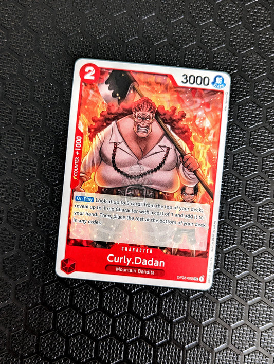 One Piece Op02 Paramount War Curly.dadan Op02-005 Uc Card [Eng 🏴󠁧󠁢󠁥󠁮󠁧󠁿] Trading Card