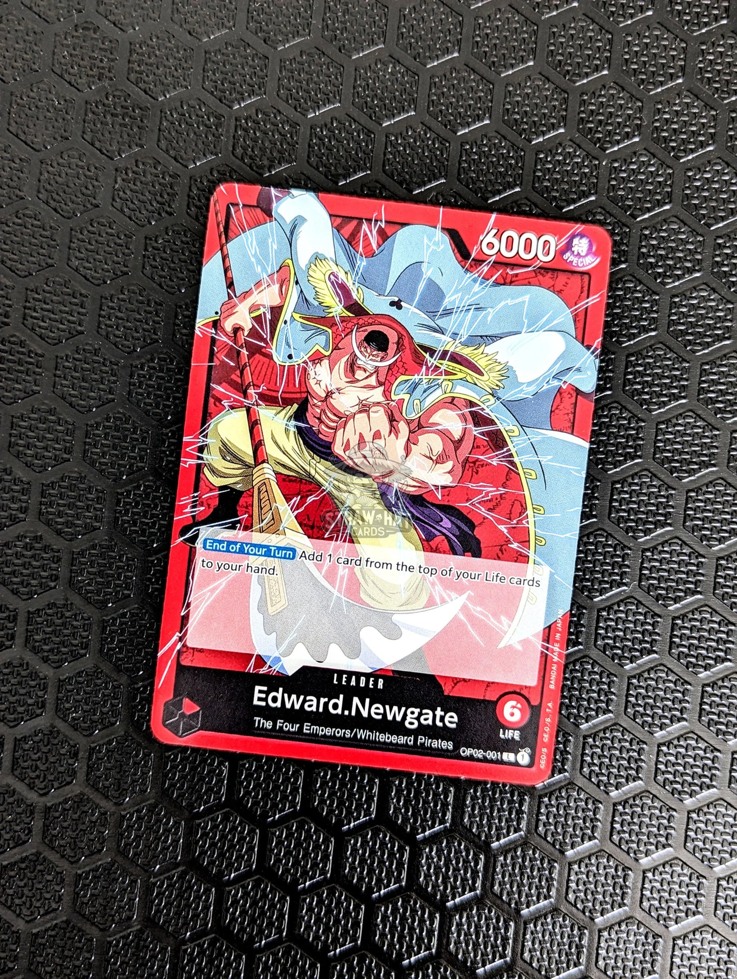 One Piece Op02 Paramount War Edward.newgate Op02-001 L Card [Eng 🏴󠁧󠁢󠁥󠁮󠁧󠁿] Trading Card