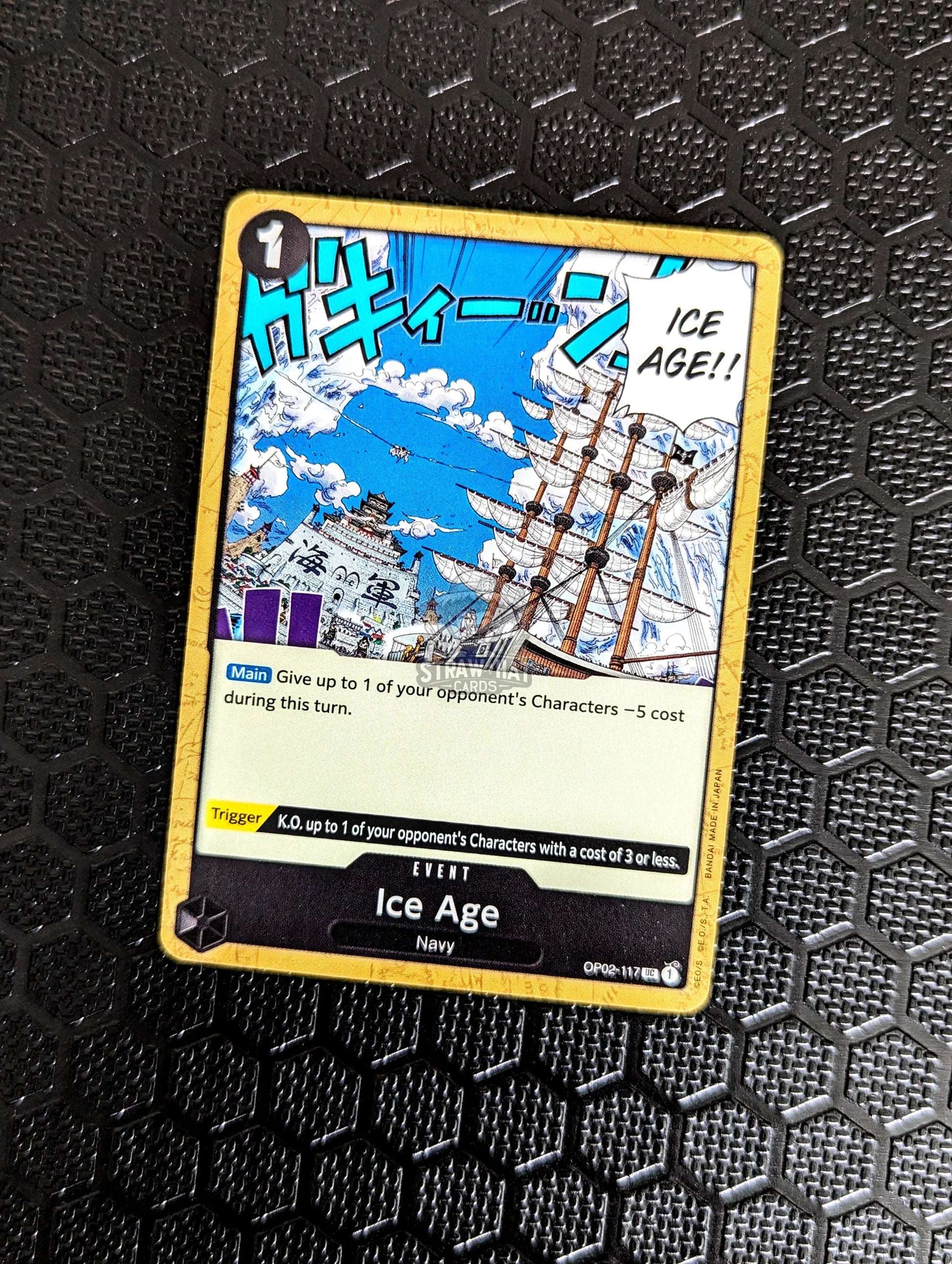 One Piece Op02 Paramount War Ice Age Op02-117 Uc Card [Eng 🏴󠁧󠁢󠁥󠁮󠁧󠁿] Trading Card