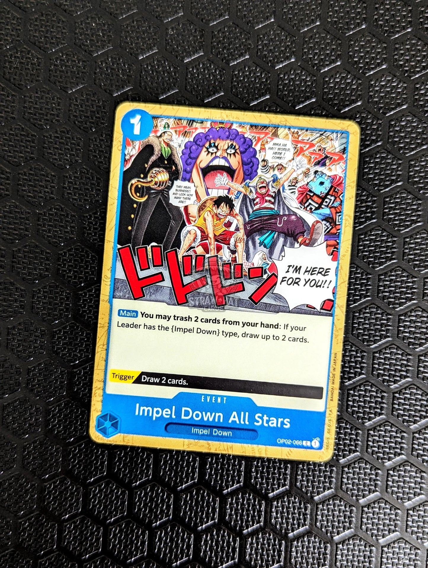 One Piece Op02 Paramount War Impel Down All Stars Op02-066 C Card [Eng 🏴󠁧󠁢󠁥󠁮󠁧󠁿] Trading Card