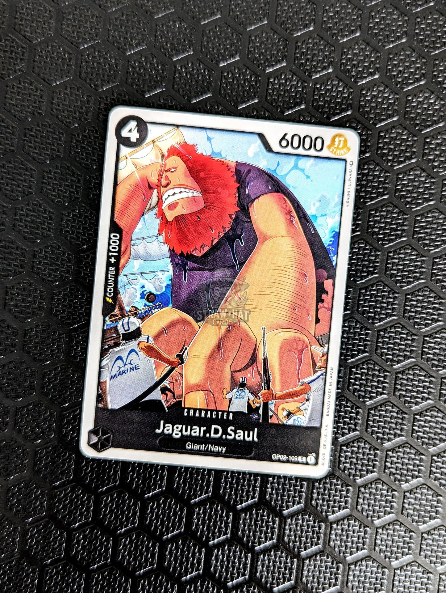 One Piece Op02 Paramount War Jaguar.d.saul Op02-109 C Card [Eng 🏴󠁧󠁢󠁥󠁮󠁧󠁿] Trading Card