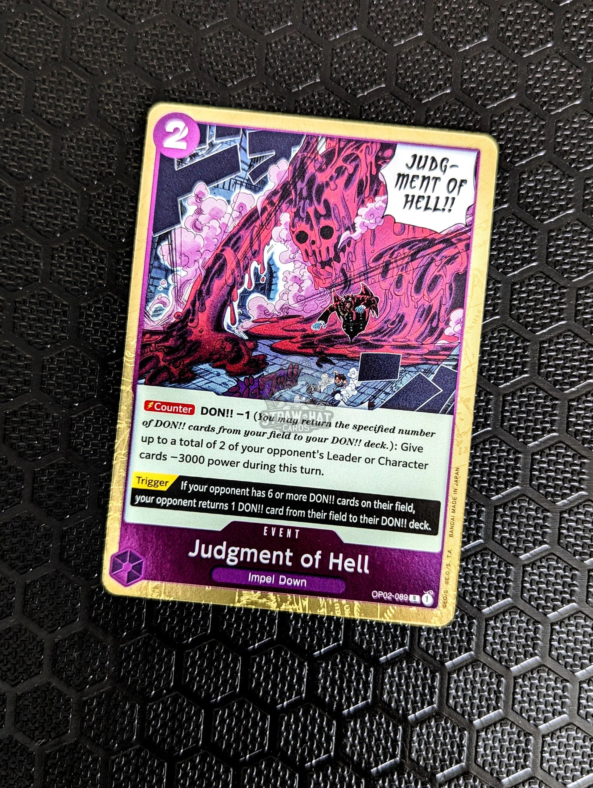 One Piece Op02 Paramount War Judgment Of Hell Op02-089 R Card [Eng 🏴󠁧󠁢󠁥󠁮󠁧󠁿] Trading Card