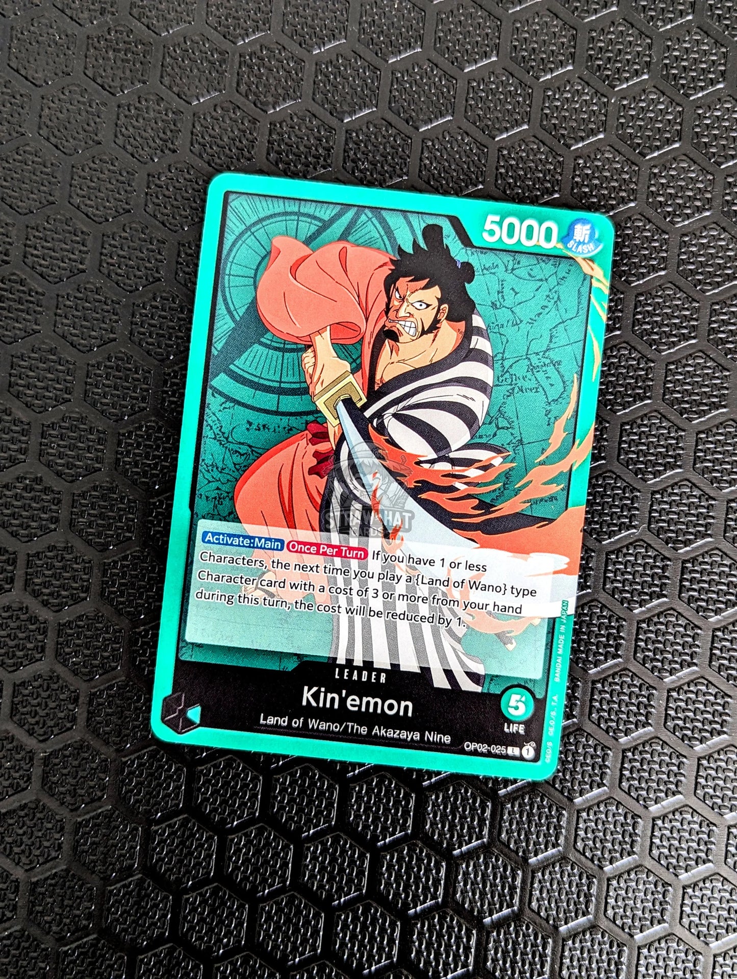 One Piece Op02 Paramount War Kin’emon Op02-025 L Card [Eng 🏴󠁧󠁢󠁥󠁮󠁧󠁿] Trading Card