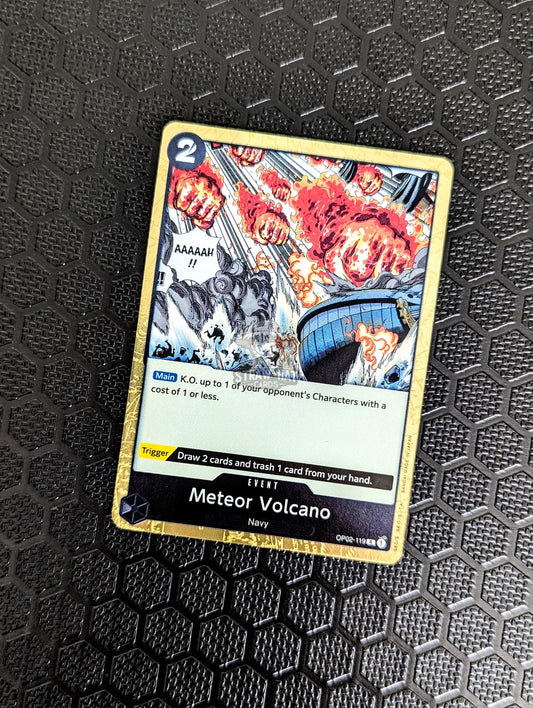 One Piece Op02 Paramount War Meteor Volcano Op02-119 R Card [Eng 🏴󠁧󠁢󠁥󠁮󠁧󠁿] Trading Card