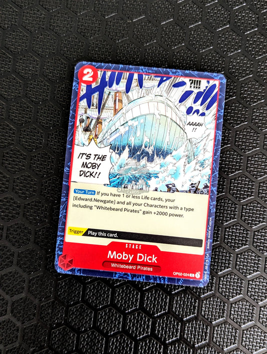 One Piece Op02 Paramount War Moby Dick Op02-024 C Card [Eng 🏴󠁧󠁢󠁥󠁮󠁧󠁿] Trading Card