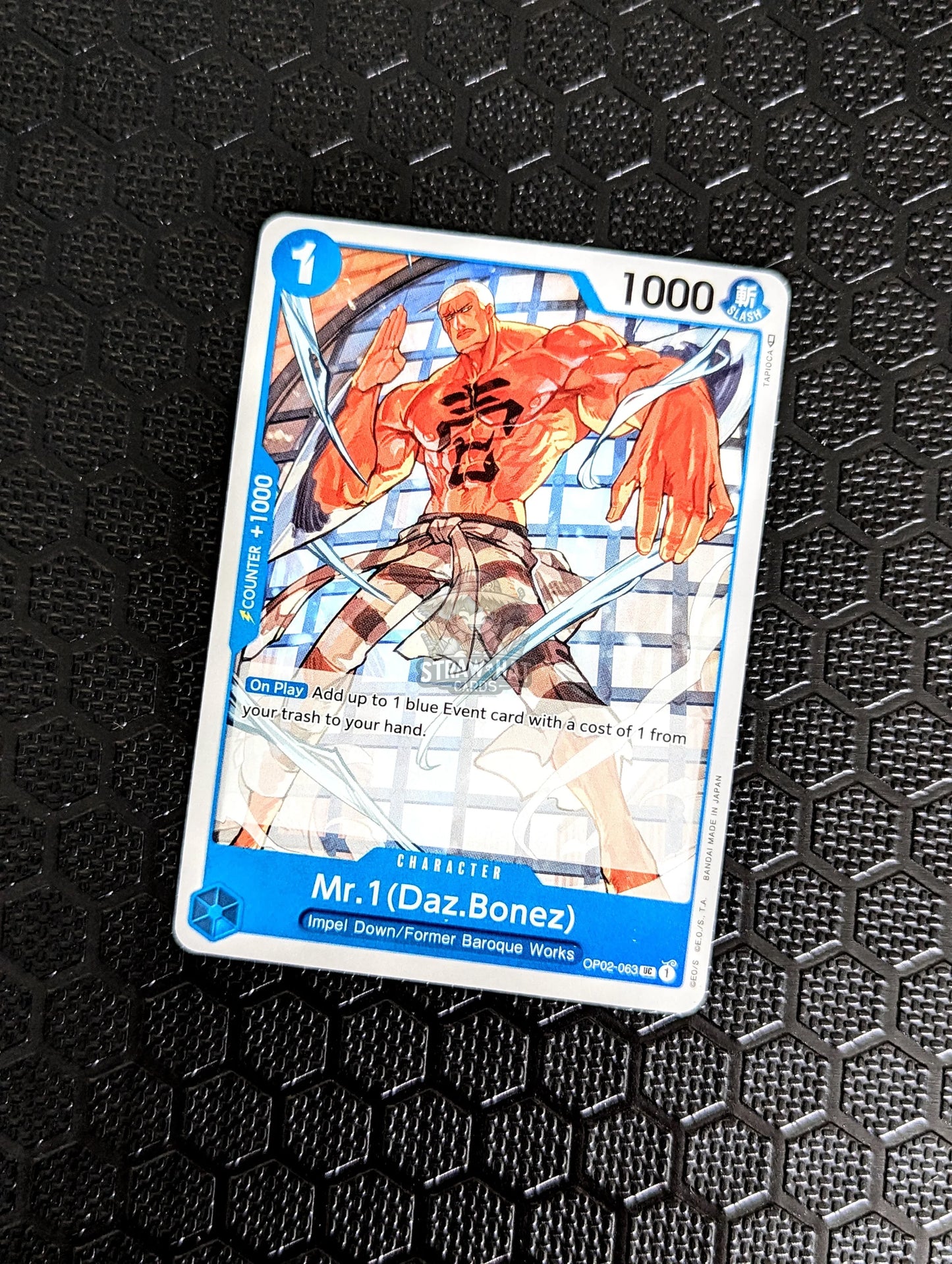 One Piece Op02 Paramount War Mr.1 (Daz.bonez) Op02-063 Uc Card [Eng 🏴󠁧󠁢󠁥󠁮󠁧󠁿] Trading Card