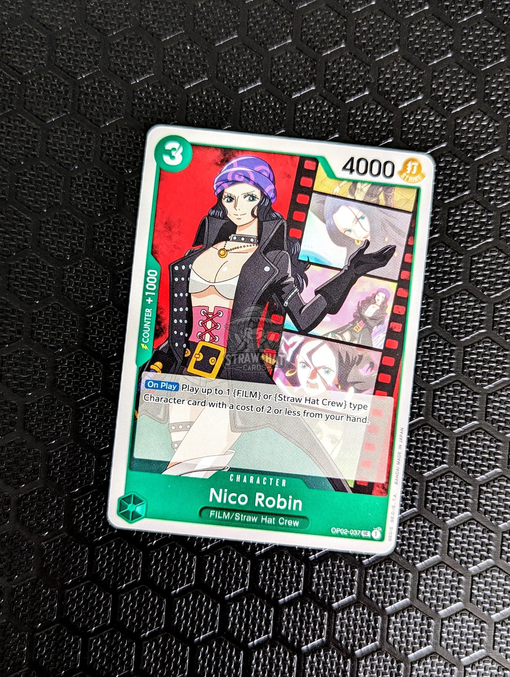 One Piece Op02 Paramount War Nico Robin Op02-037 Uc Card [Eng 🏴󠁧󠁢󠁥󠁮󠁧󠁿] Trading Card