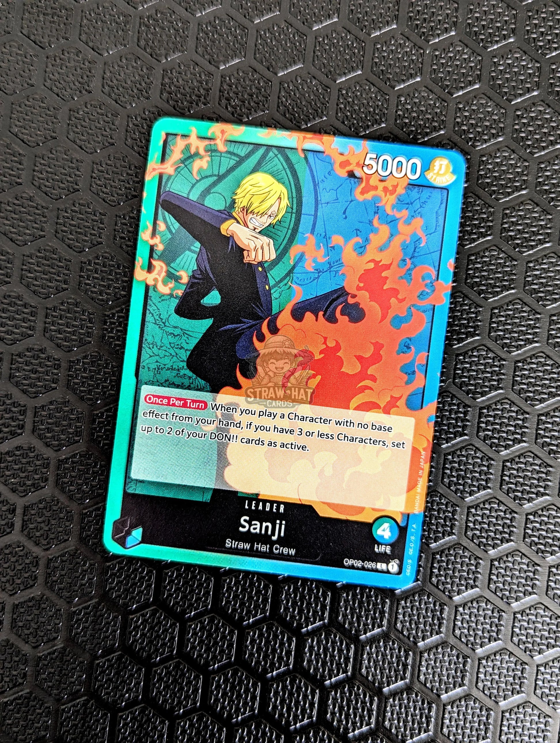 One Piece Op02 Paramount War Sanji Op02-026 L Card [Eng 🏴󠁧󠁢󠁥󠁮󠁧󠁿] Trading Card