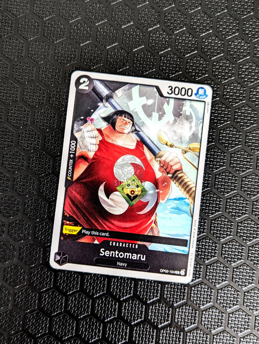 One Piece Op02 Paramount War Sentomaru Op02-104 C Card [Eng 🏴󠁧󠁢󠁥󠁮󠁧󠁿] Trading Card