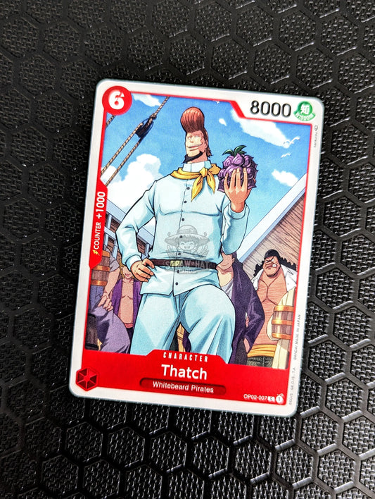 One Piece Op02 Paramount War Thatch Op02-007 C Card [Eng 🏴󠁧󠁢󠁥󠁮󠁧󠁿] Trading Card