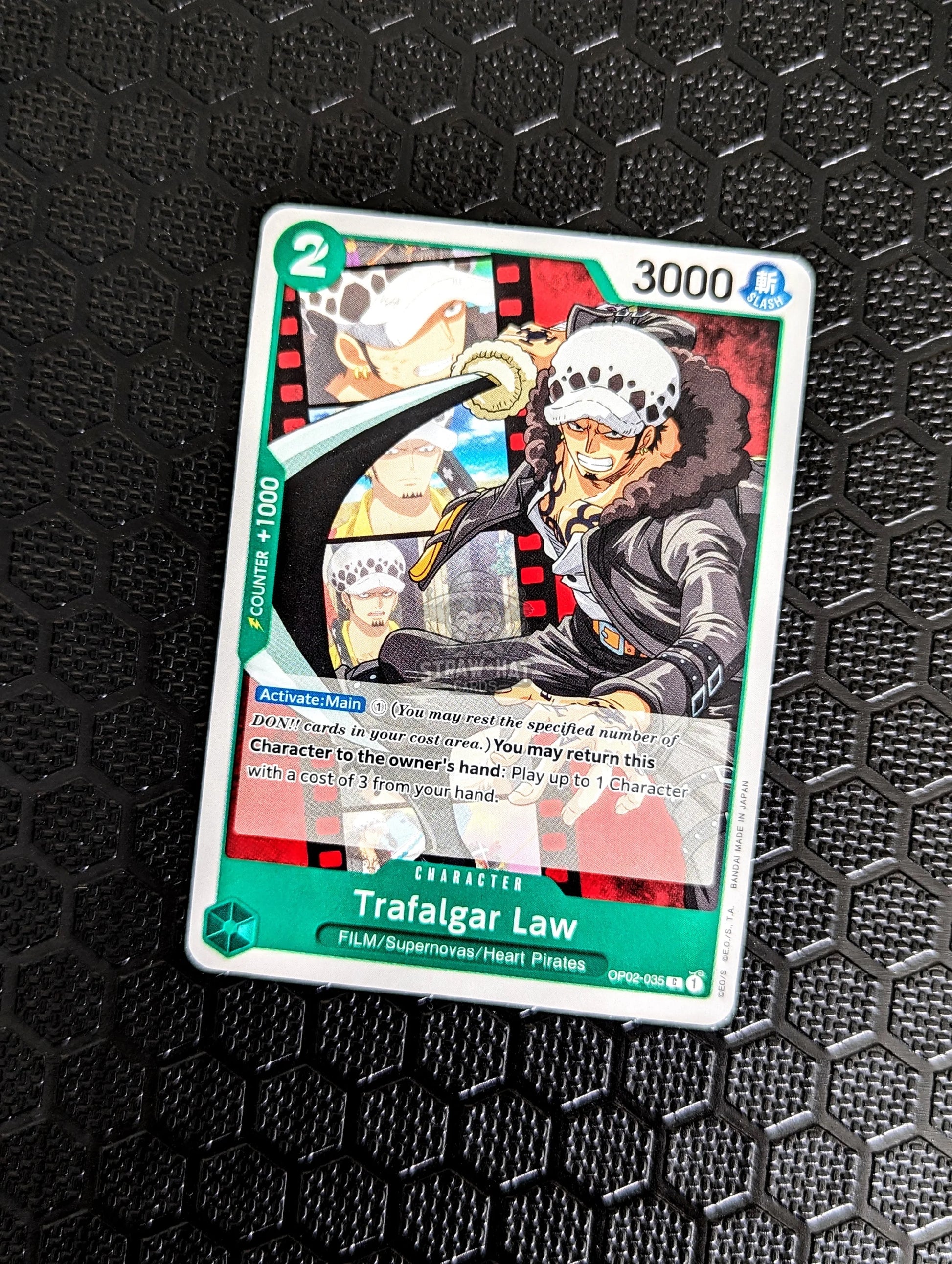 One Piece Op02 Paramount War Trafalgar Law Op02-035 C Card [Eng 🏴󠁧󠁢󠁥󠁮󠁧󠁿] Trading Card