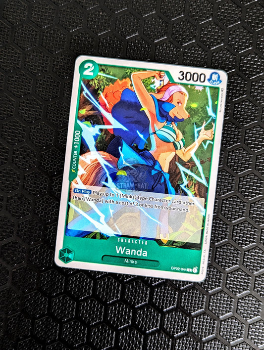 One Piece Op02 Paramount War Wanda Op02-044 C Card [Eng 🏴󠁧󠁢󠁥󠁮󠁧󠁿] Trading Card