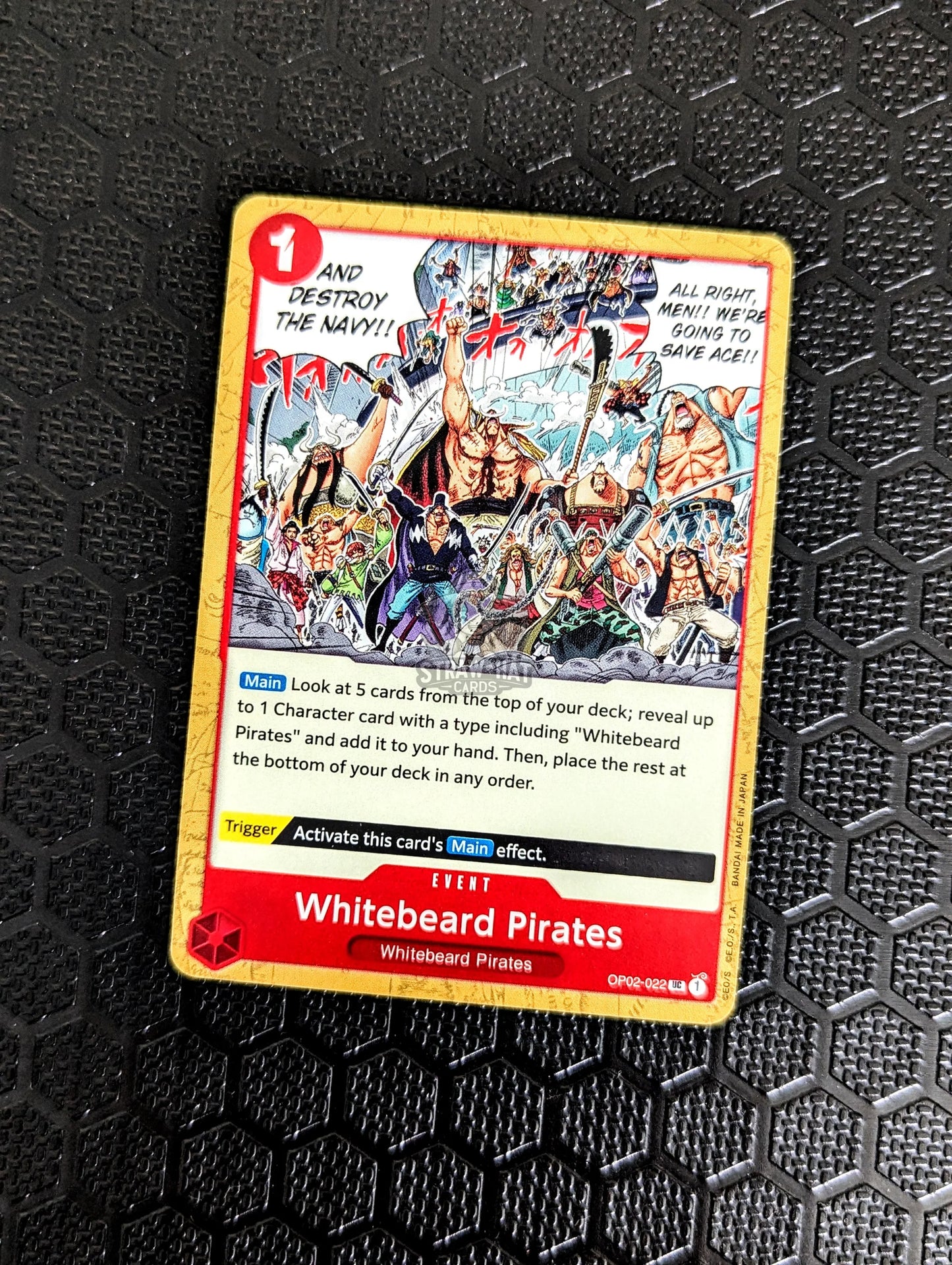 One Piece Op02 Paramount War Whitebeard Pirates Op02-022 Uc Card [Eng 🏴󠁧󠁢󠁥󠁮󠁧󠁿] Trading Card