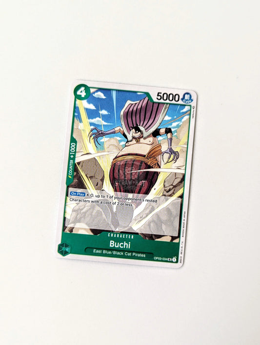 One Piece Op03 Pillars Of Strength Buchi Op03-034 Uc Card [Eng 🏴󠁧󠁢󠁥󠁮󠁧󠁿] Trading Card