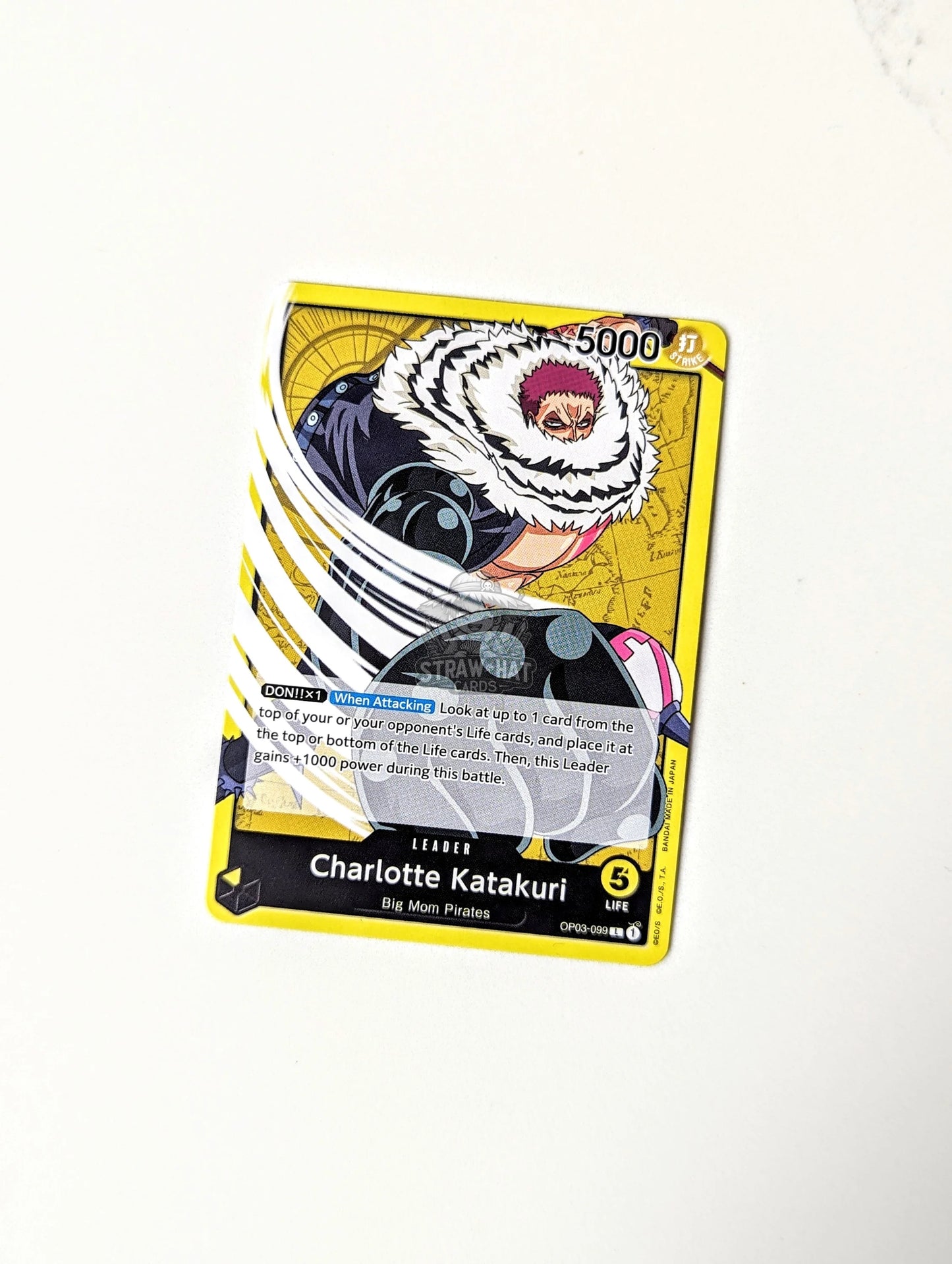 One Piece Op03 Pillars Of Strength Charlotte Katakuri Op03-099 L Card [Eng 🏴󠁧󠁢󠁥󠁮󠁧󠁿] Trading Card