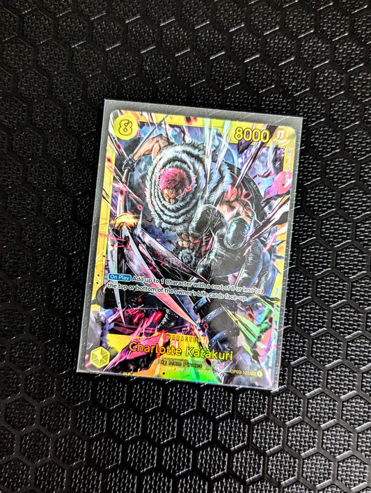 One Piece Op03 Pillars Of Strength Charlotte Katakuri Op03-123 Sec Card [Eng 🏴󠁧󠁢󠁥󠁮󠁧󠁿] Trading Card