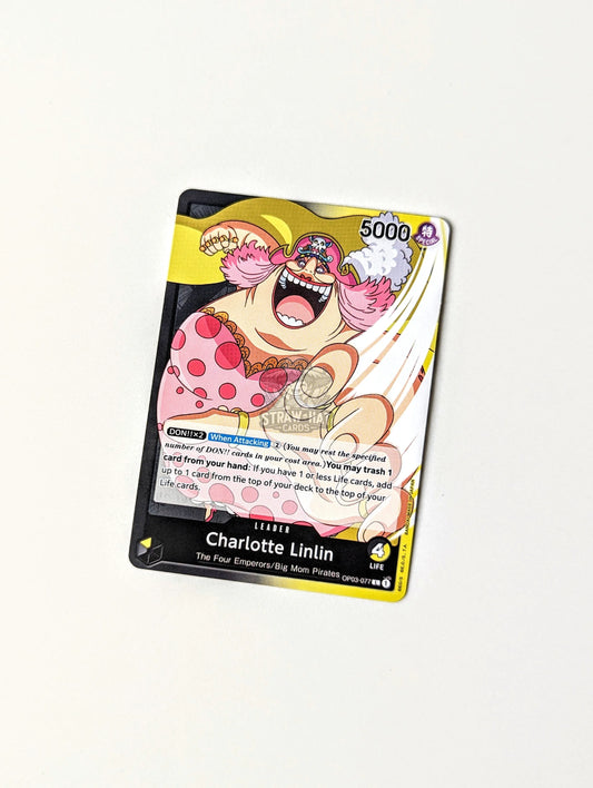 One Piece Op03 Pillars Of Strength Charlotte Linlin Op03-077 L Card [Eng 🏴󠁧󠁢󠁥󠁮󠁧󠁿] Trading Card