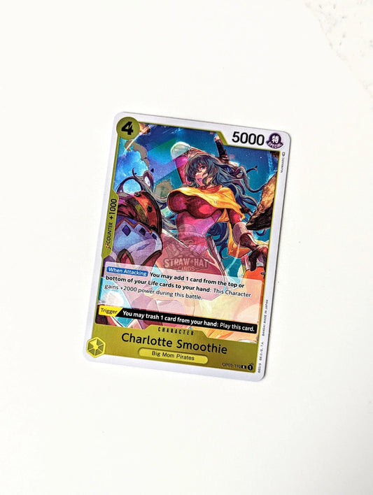 One Piece Op03 Pillars Of Strength Charlotte Smoothie Op03-110 R Card [Eng 🏴󠁧󠁢󠁥󠁮󠁧󠁿] Trading Card