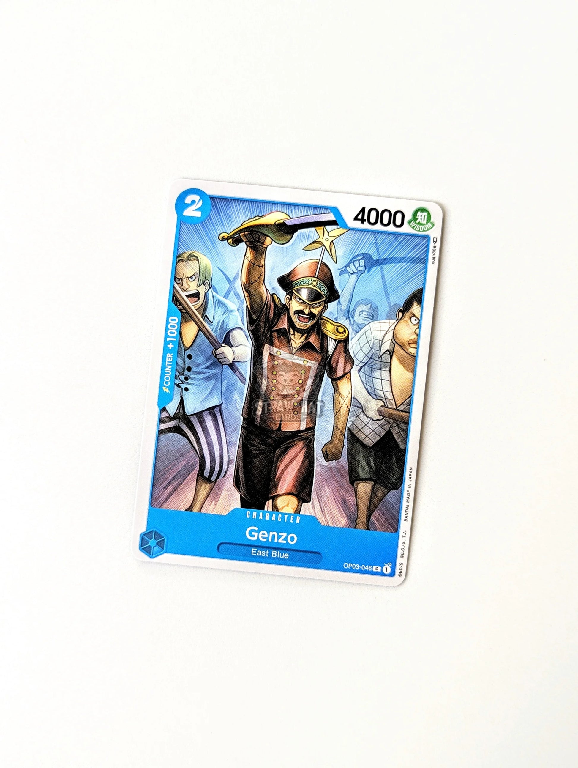 One Piece Op03 Pillars Of Strength Genzo Op03-046 C Card [Eng 🏴󠁧󠁢󠁥󠁮󠁧󠁿] Trading Card