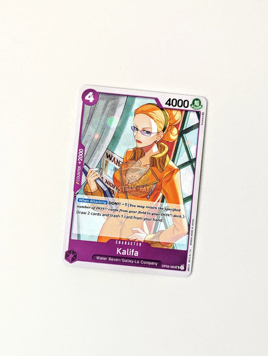 One Piece Op03 Pillars Of Strength Kalifa Op03-060 Uc Card [Eng 🏴󠁧󠁢󠁥󠁮󠁧󠁿] Trading Card