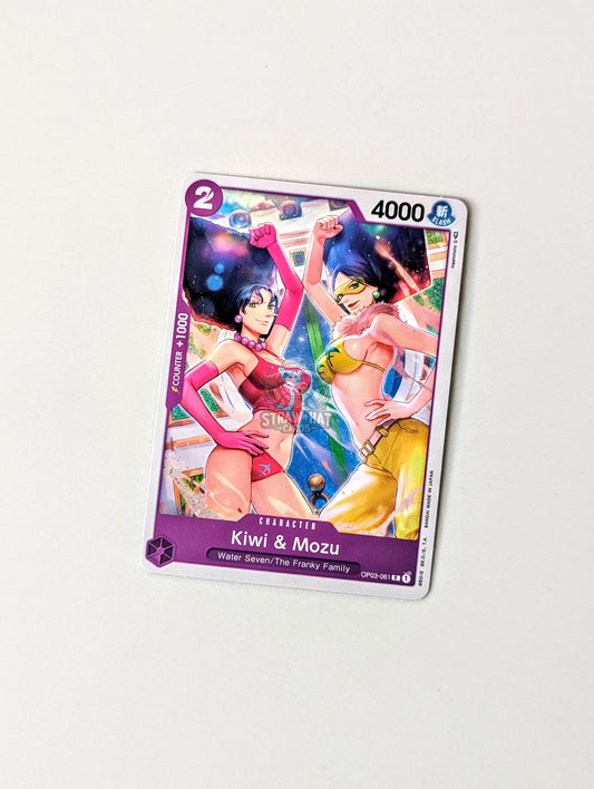 One Piece Op03 Pillars Of Strength Kiwi & Mozu Op03-061 C Card [Eng 🏴󠁧󠁢󠁥󠁮󠁧󠁿] Trading Card