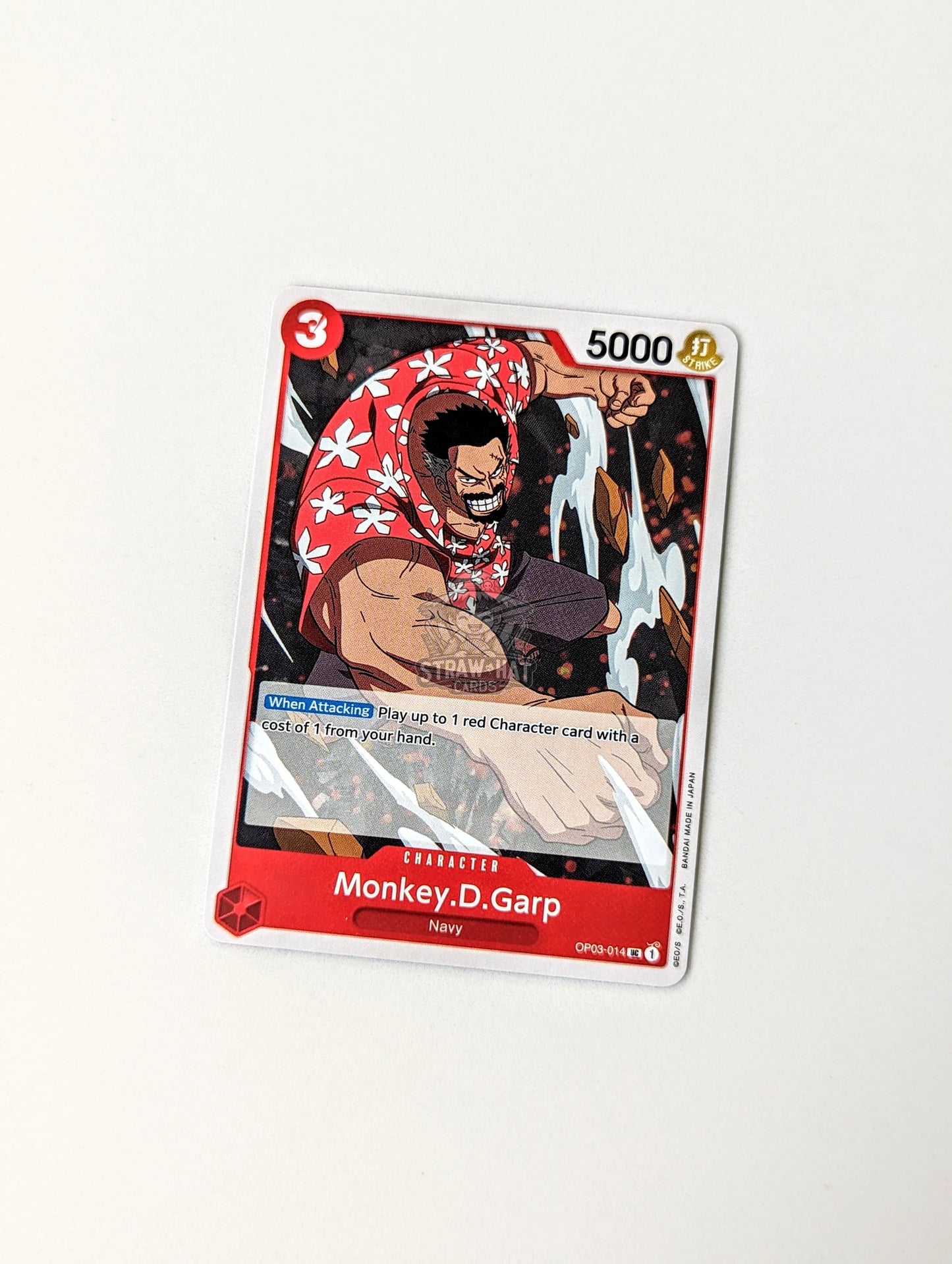 One Piece Op03 Pillars Of Strength Monkey.d.garp Op03-014 Uc Card [Eng 🏴󠁧󠁢󠁥󠁮󠁧󠁿] Trading Card