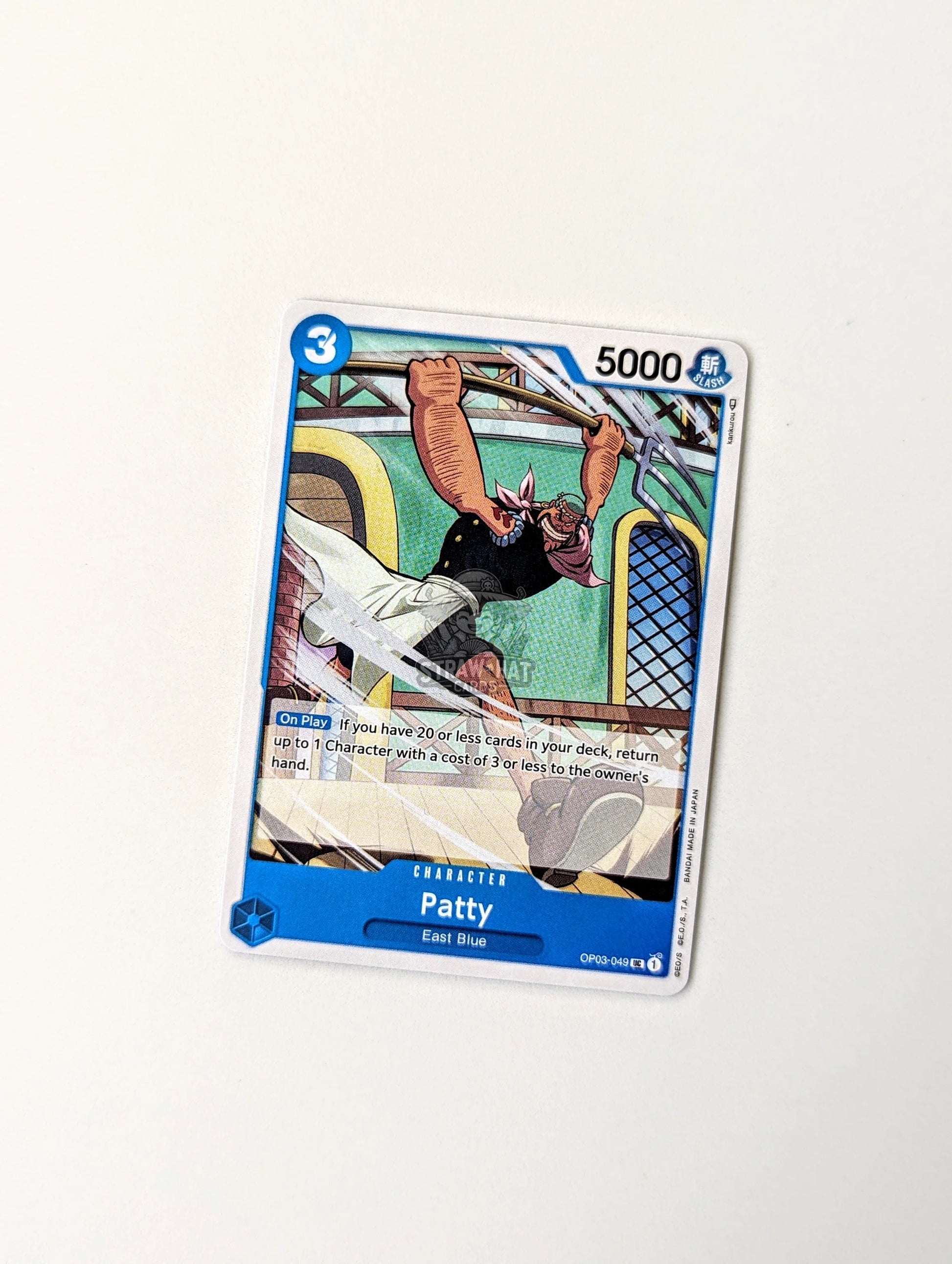 One Piece Op03 Pillars Of Strength Patty Op03-049 Uc Card [Eng 🏴󠁧󠁢󠁥󠁮󠁧󠁿] Trading Card