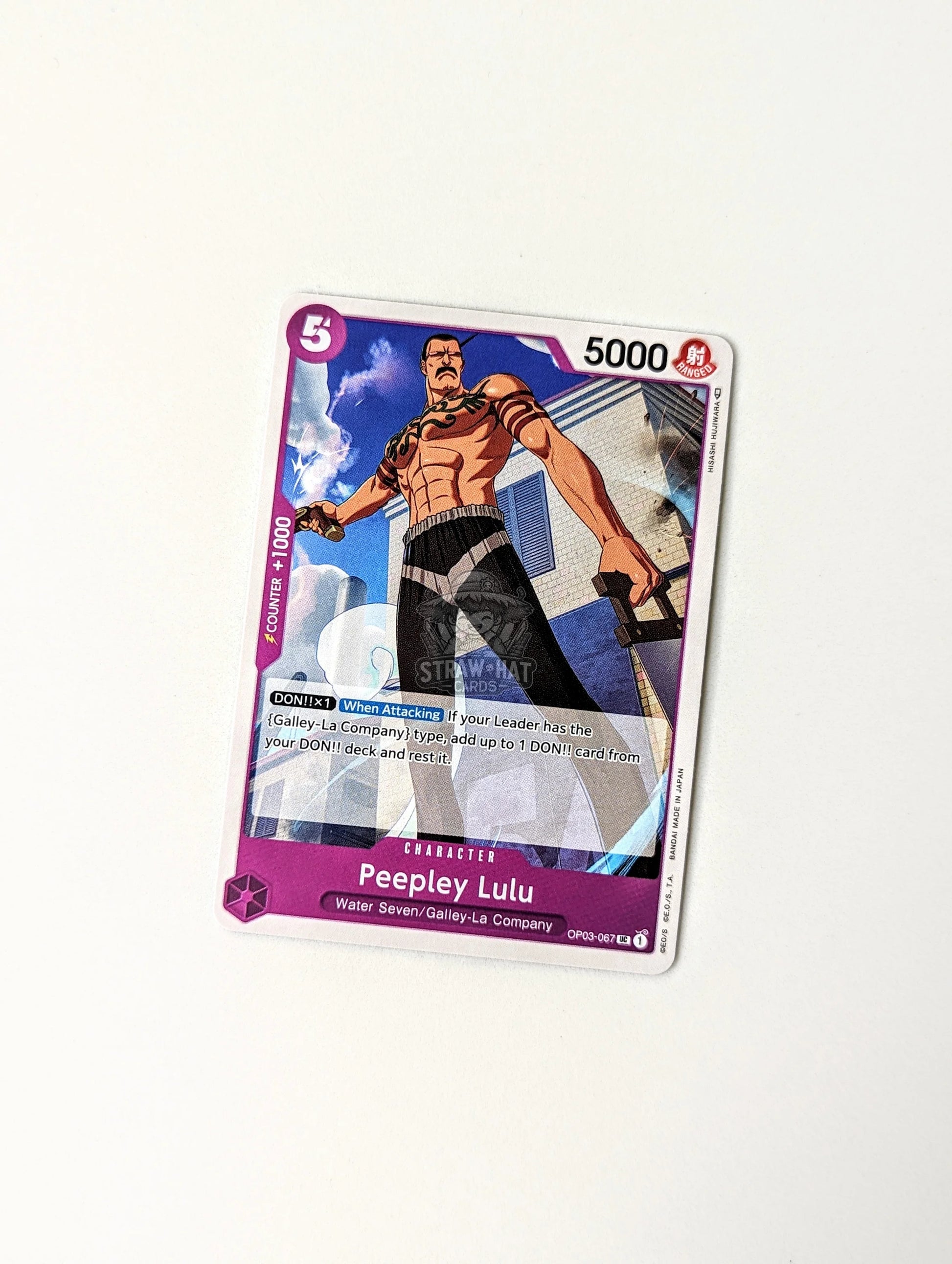 One Piece Op03 Pillars Of Strength Peepley Lulu Op03-067 Uc Card [Eng 🏴󠁧󠁢󠁥󠁮󠁧󠁿] Trading Card