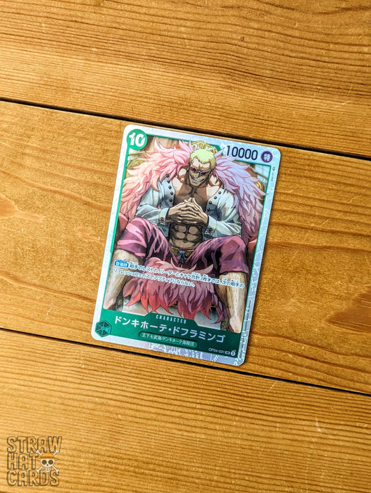 One Piece Op04 Kingdoms Of Intrigue Donquixote Doflamingo Op04-031 Sr Card [Jap ] Trading Card