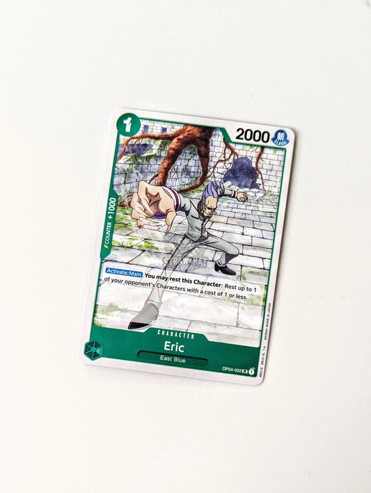 One Piece Op04 Kingdoms Of Intrigue Eric Op04-022 Uc Card [Eng 🏴󠁧󠁢󠁥󠁮󠁧󠁿] Trading Card