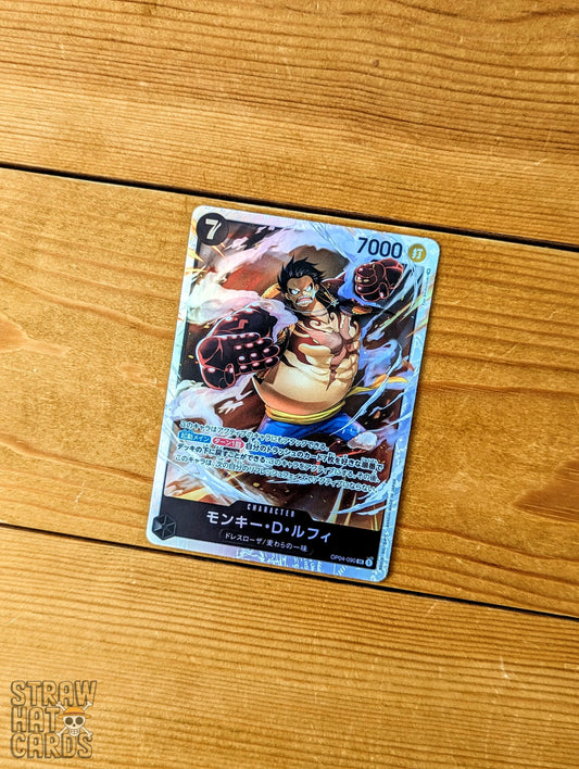 One Piece Op04 Kingdoms Of Intrigue Monkey.d.luffy Op04-090 Sr Card [Jap ] Trading Card