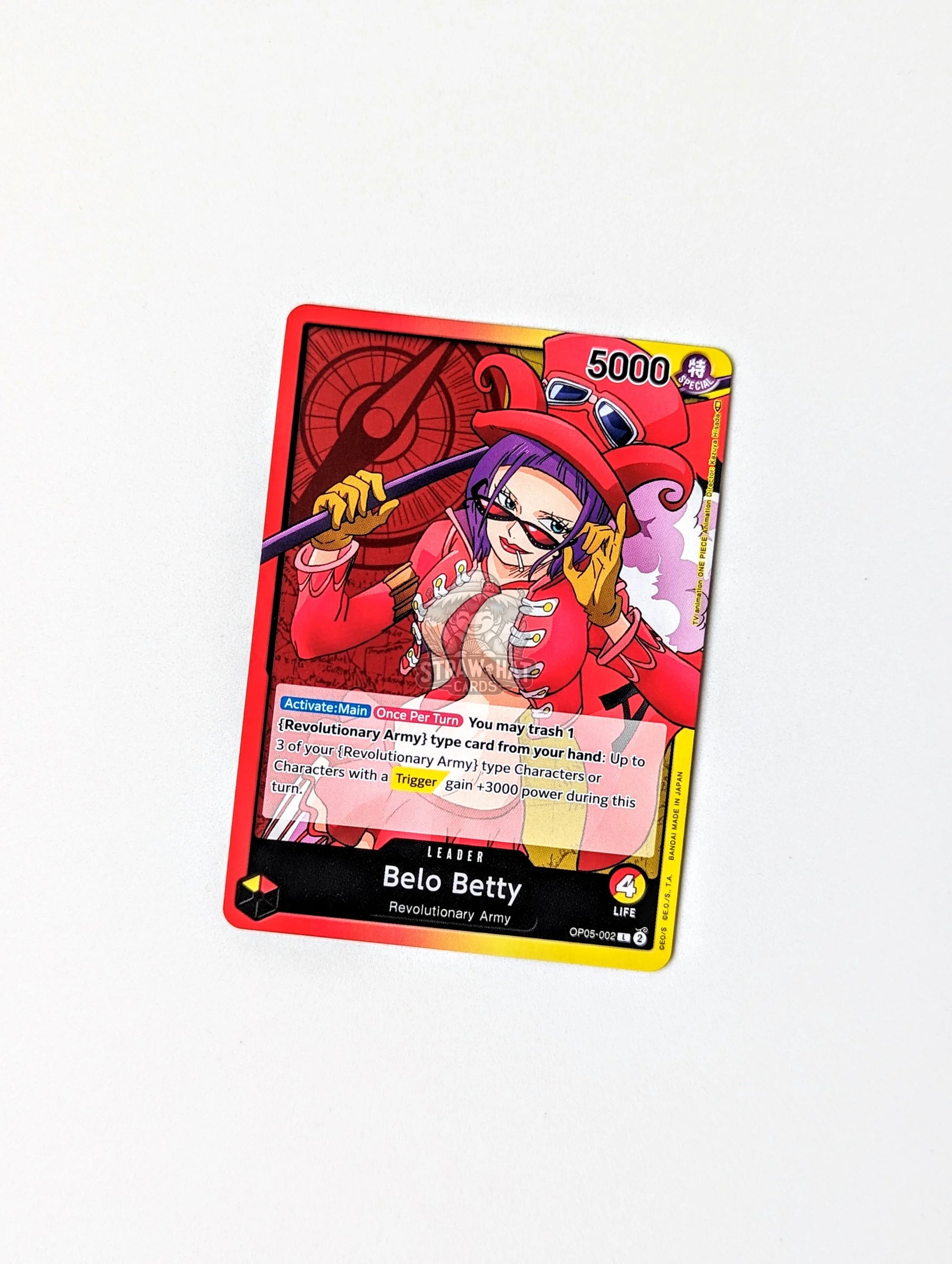 One Piece Op05 Awakening Of The New Era Belo Betty Op05-002 L Card [Eng 🏴󠁧󠁢󠁥󠁮󠁧󠁿] Trading Card