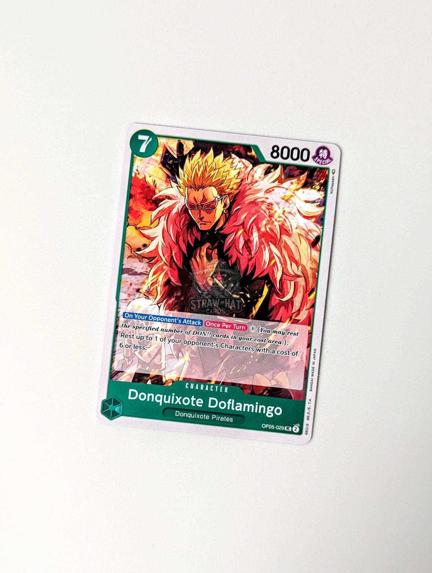 One Piece Op05 Awakening Of The New Era Donquixote Doflamingo Op05-029 Uc Card [Eng