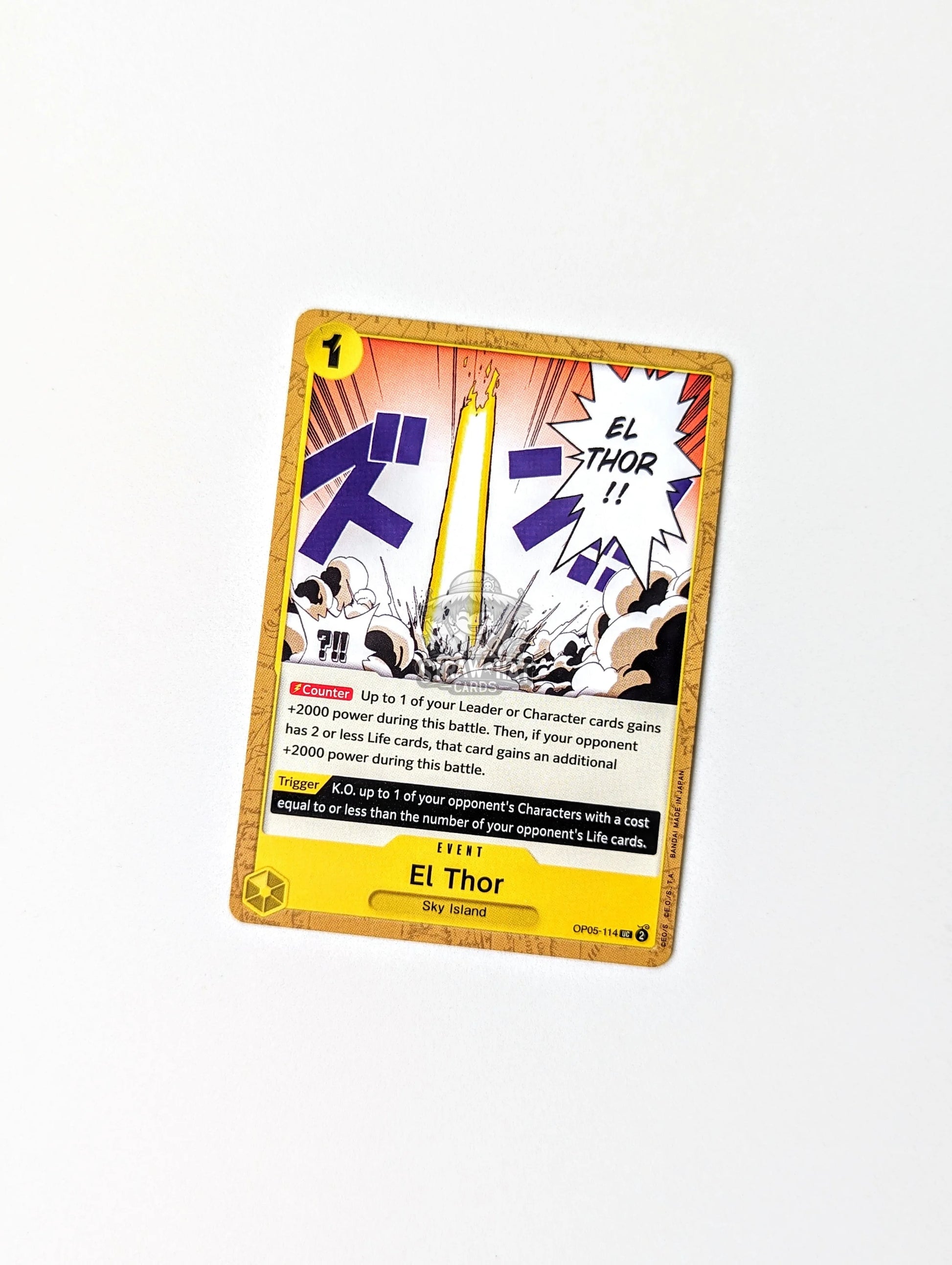 One Piece Op05 Awakening Of The New Era El Thor Op05-114 Uc Card [Eng 🏴󠁧󠁢󠁥󠁮󠁧󠁿] Trading Card