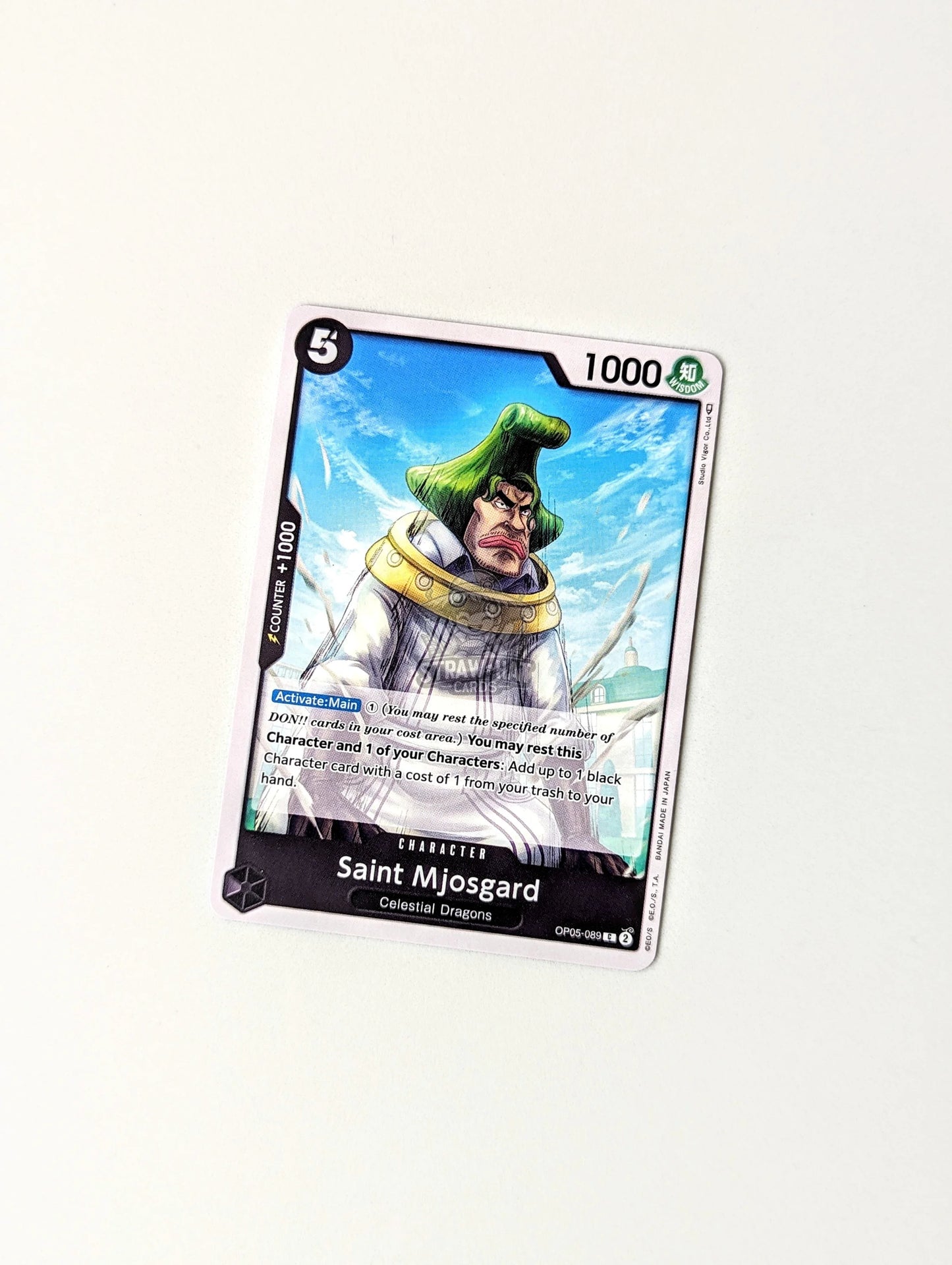 One Piece Op05 Awakening Of The New Era Saint Mjosgard Op05-089 C Card [Eng 🏴󠁧󠁢󠁥󠁮󠁧󠁿] Trading Card