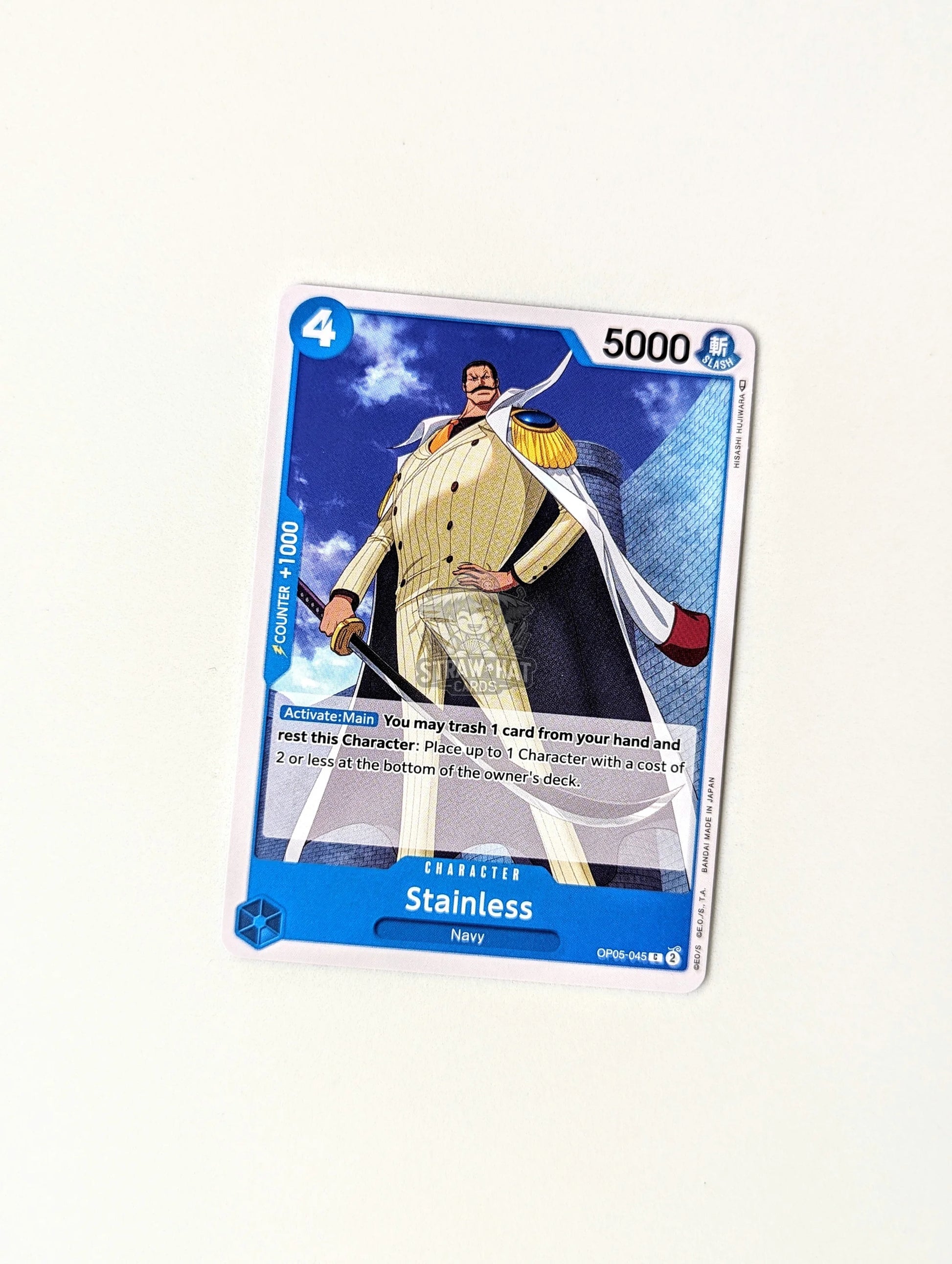 One Piece Op05 Awakening Of The New Era Stainless Op05-045 C Card [Eng 🏴󠁧󠁢󠁥󠁮󠁧󠁿] Trading Card