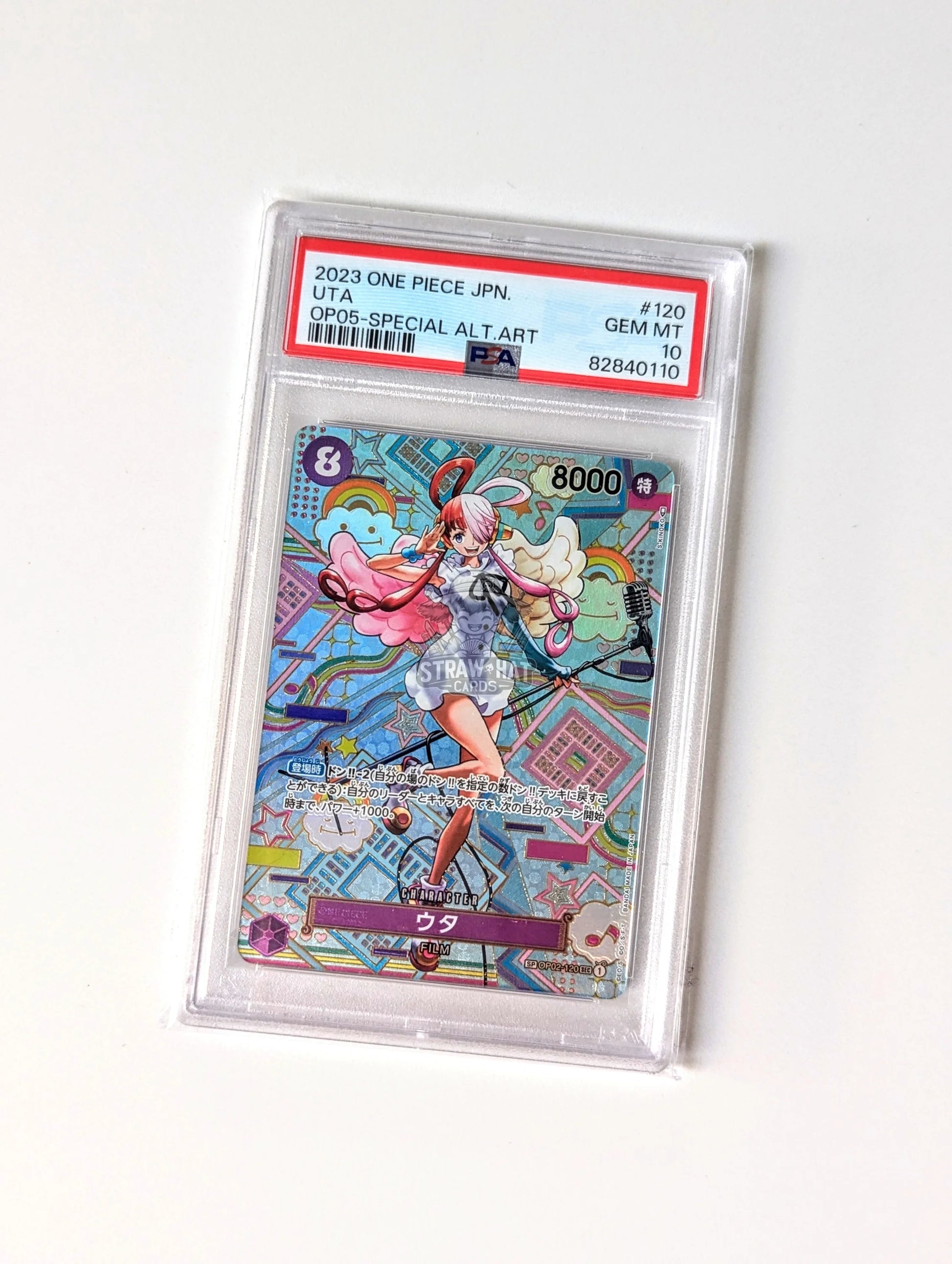 One Piece Op05 Awakening Of The New Era Uta Sp Op02-120 Sec Alt-Art/Parallel - Psa 10 [Jpn